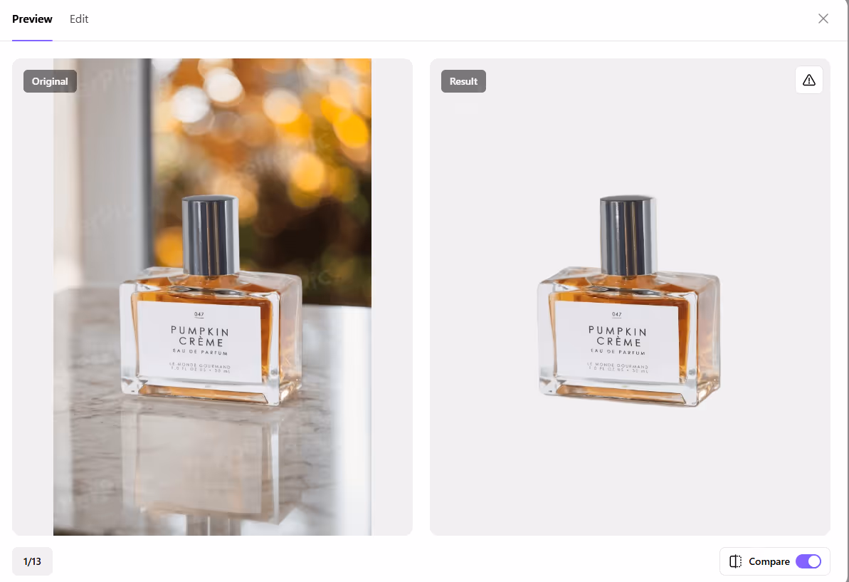 background remover step 2